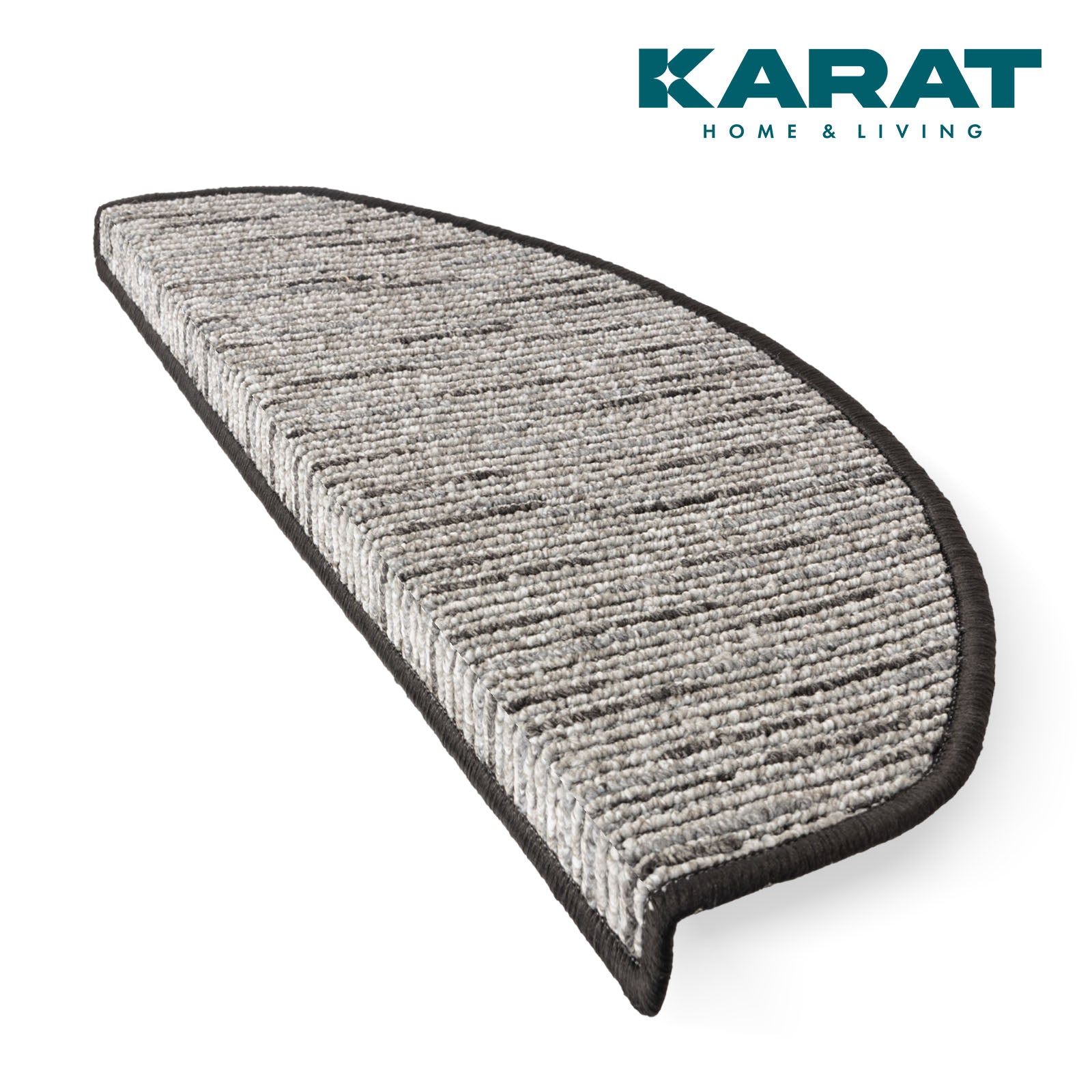 Karat homeliving Stufenmatten Geneva | Anthrazit | 23,5 x 65 cm 