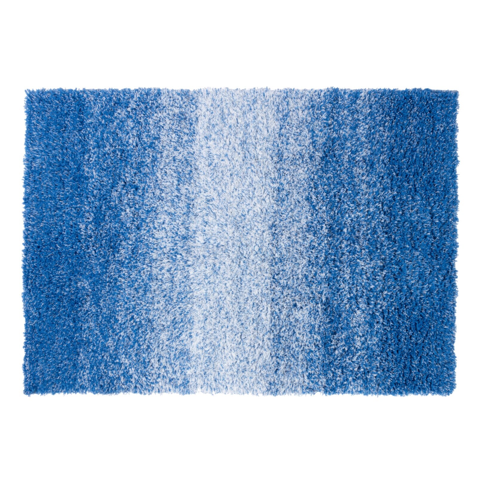 Casa Pura Badteppich Wave Rutschsicher & schnelltrocknend Blau/Weiß