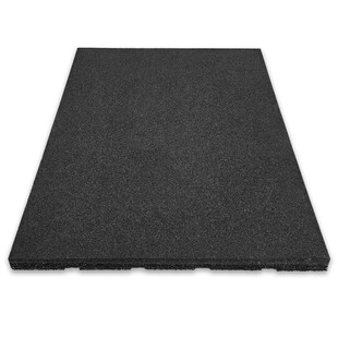 floordirekt Fallschutzmatte | Play Protect | Schwarz | Stärke: 25 mm 