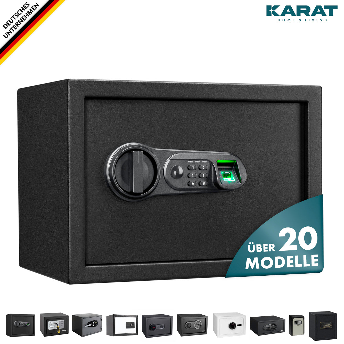 Karat homeliving Tresor | Zuverl&auml;ssiger Schutz und stilvolle Aufbewahrung | Catoca 