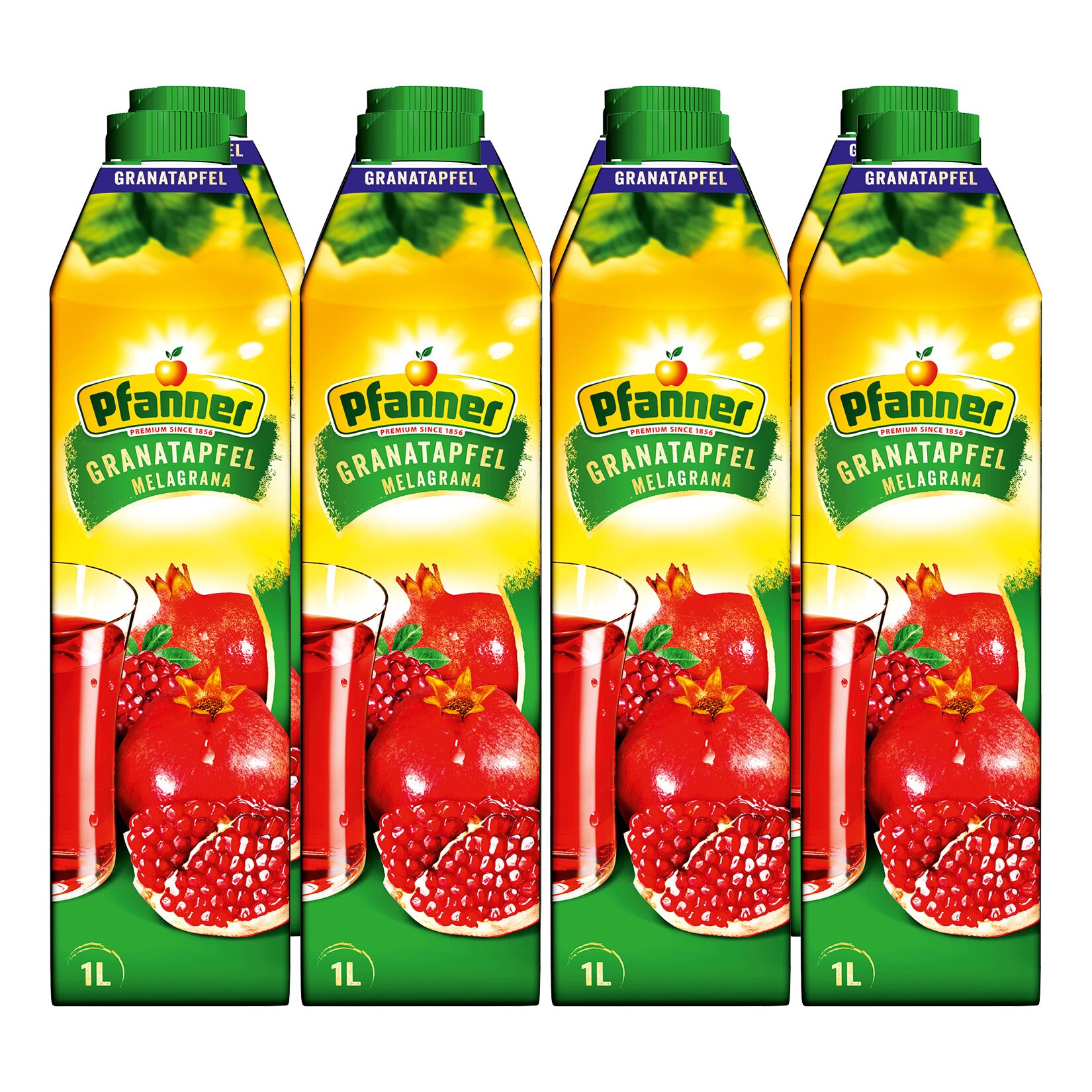Pfanner Saft Granatapfel 1,0 Liter, 8er Pack - Bild 1