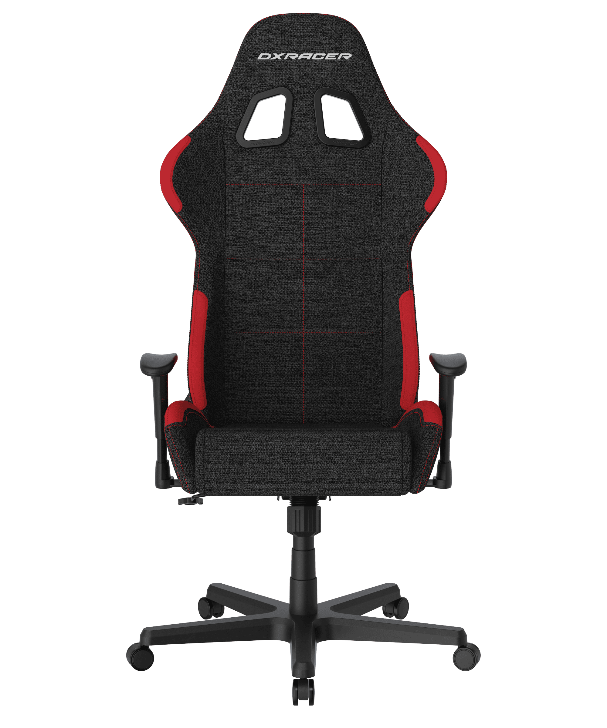 DXRacer Gaming Stuhl, GC/LFD01FBCFBB/NR, FORMULA Serie, Stoffbezug schwarz-rot 
