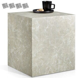 tectake® Couchtisch, minimalistisches Design, keine Montage, inkl. Bodenschoner, Belastbarkeit 45 kg 