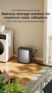 ECOFLOW STREAM Ultra X 3,84kWh, 0% VAT Balkonkraftwerk mit Speicher, 4 MPPT Solareingang, 2300W Dual AC-Anschlüsse, All-in-One Stromspeicher mit Wechselrichter 23kWh Kapazität, 6000 Zyklen, Plug&Play 