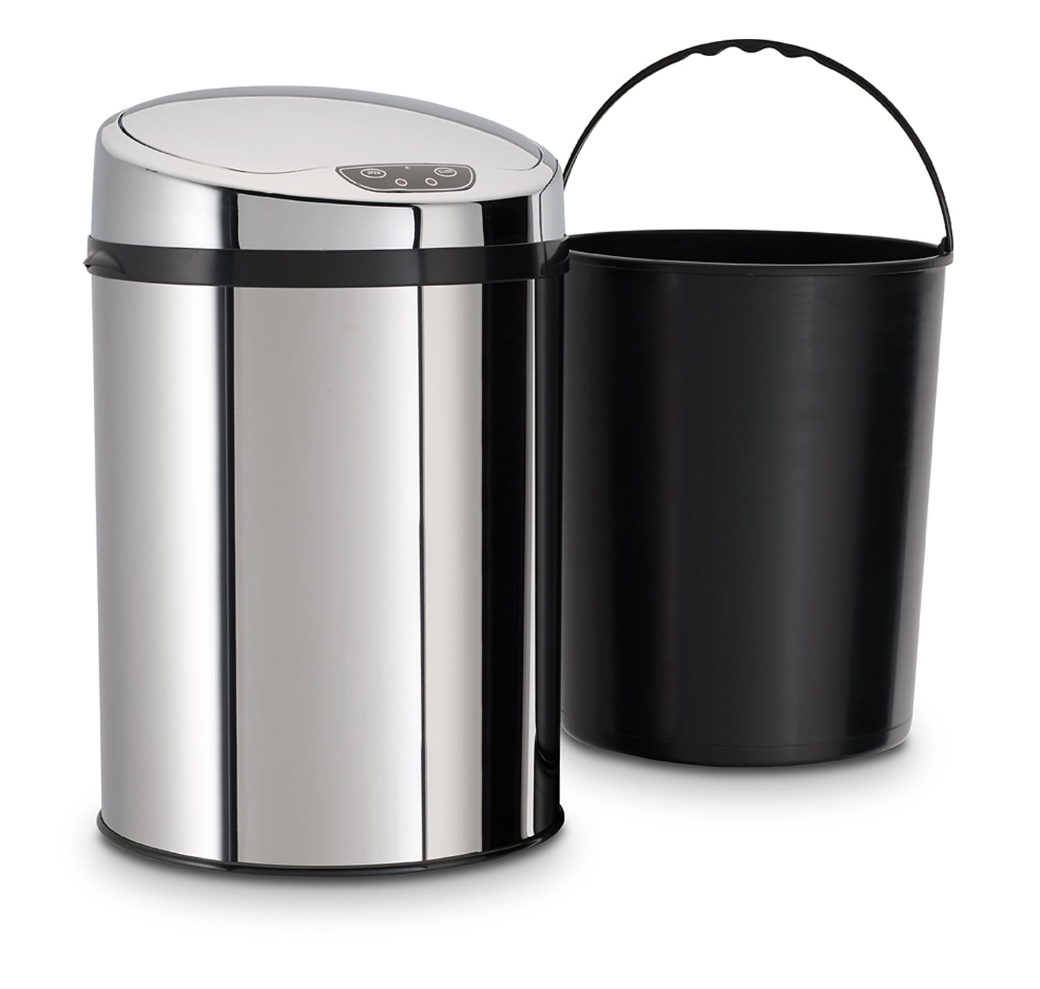 Badabfalleimer 9L mit Sensor-INOX 