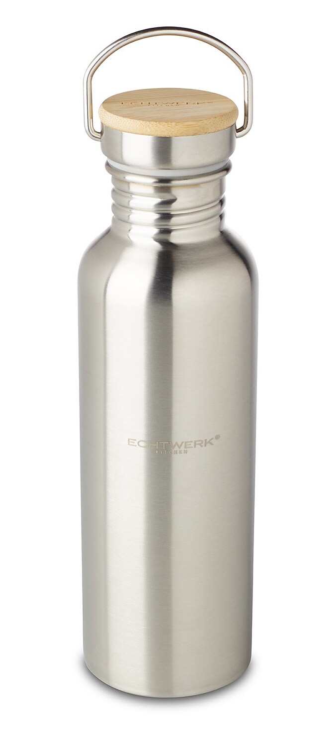 Trinkflasche mit Bambusdeckel