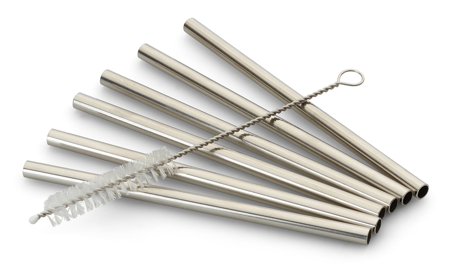 Trinkhalme Set 6tlg "small" aus Edelstahl 