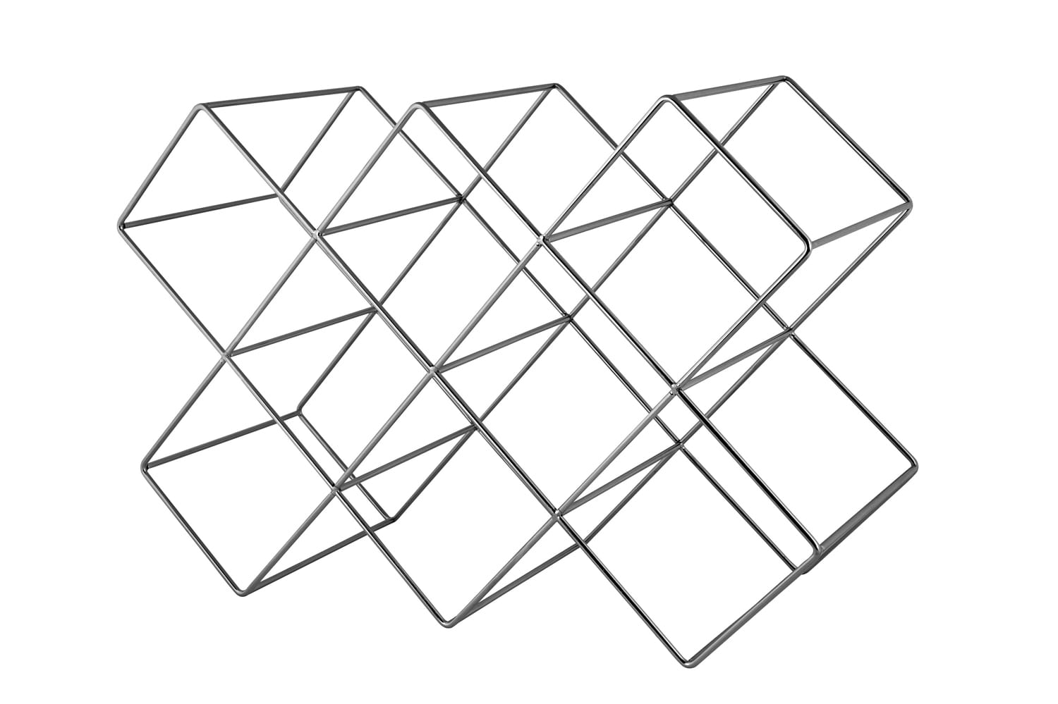 Weinregal f&uuml;r 8 Flaschen - schwarz 