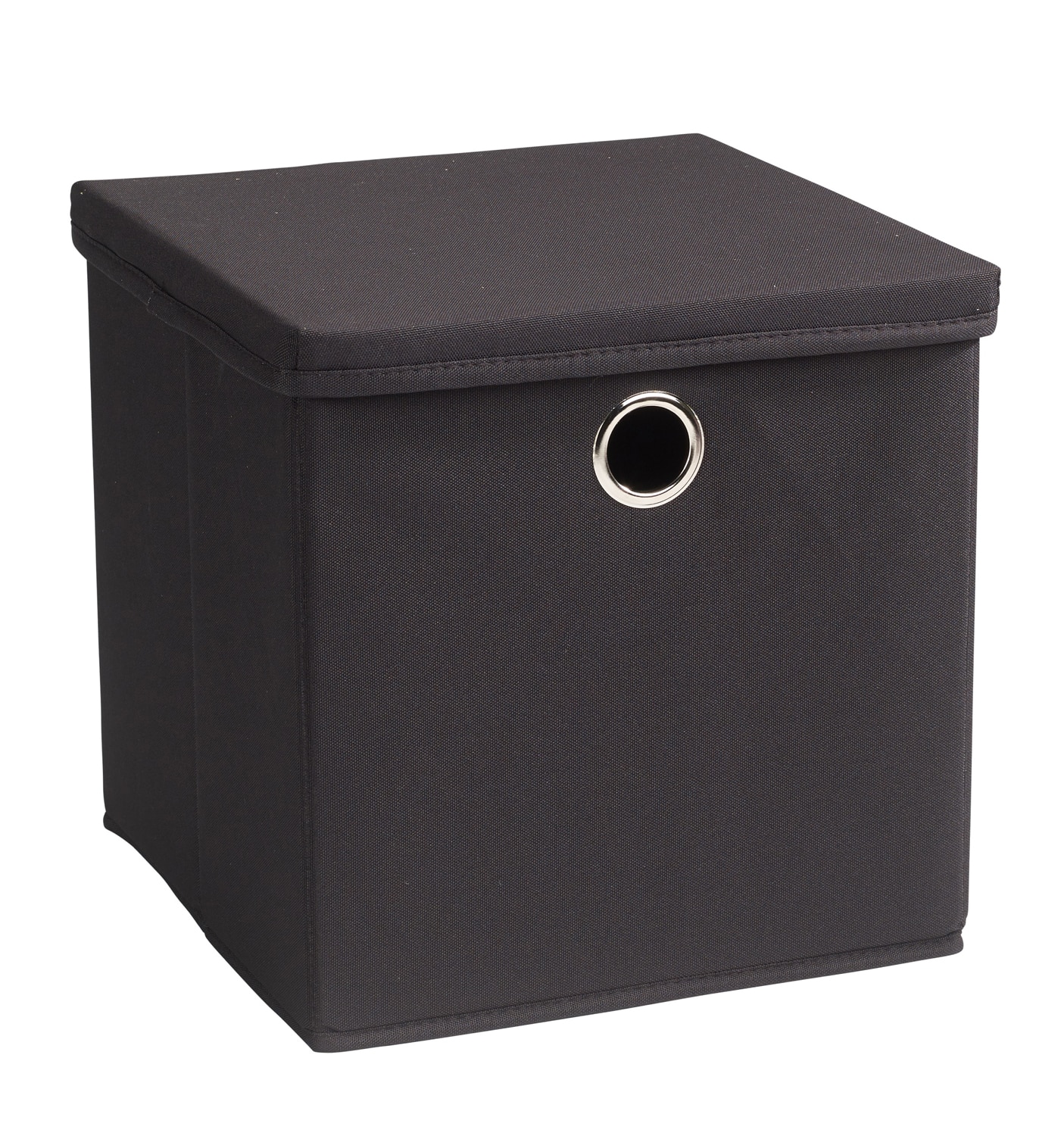 Aufbewahrungsbox mit Deckel - schwarz 