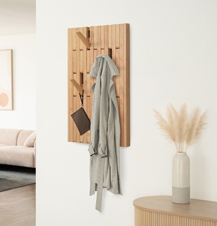 Home Deluxe Gardrobenpaneel Hellbraun QUEST - 55 x 4 x 105cm 