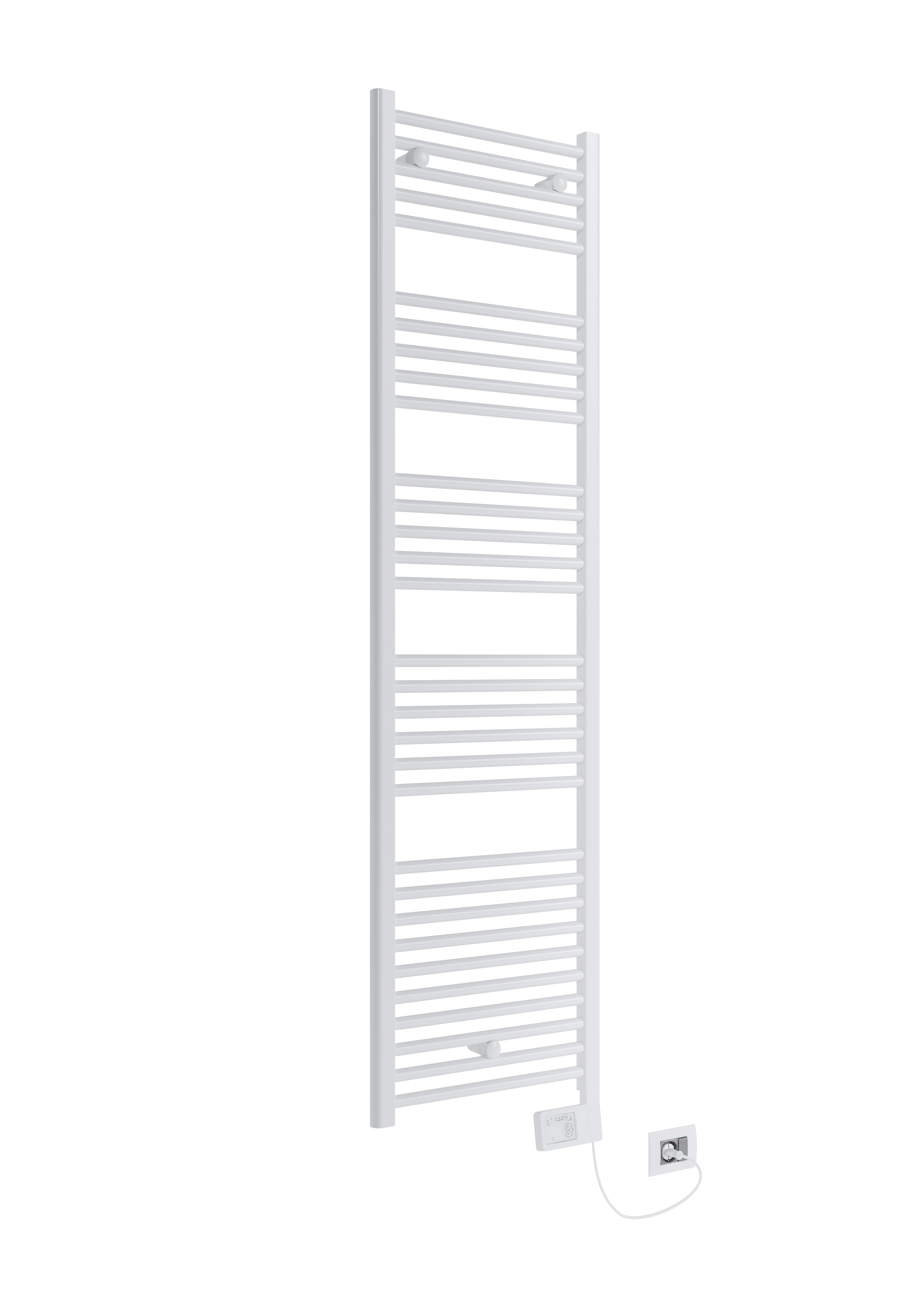 Badezimmer-Heizk&ouml;rper E-Bozen, Wei&szlig;, 60x180cm 