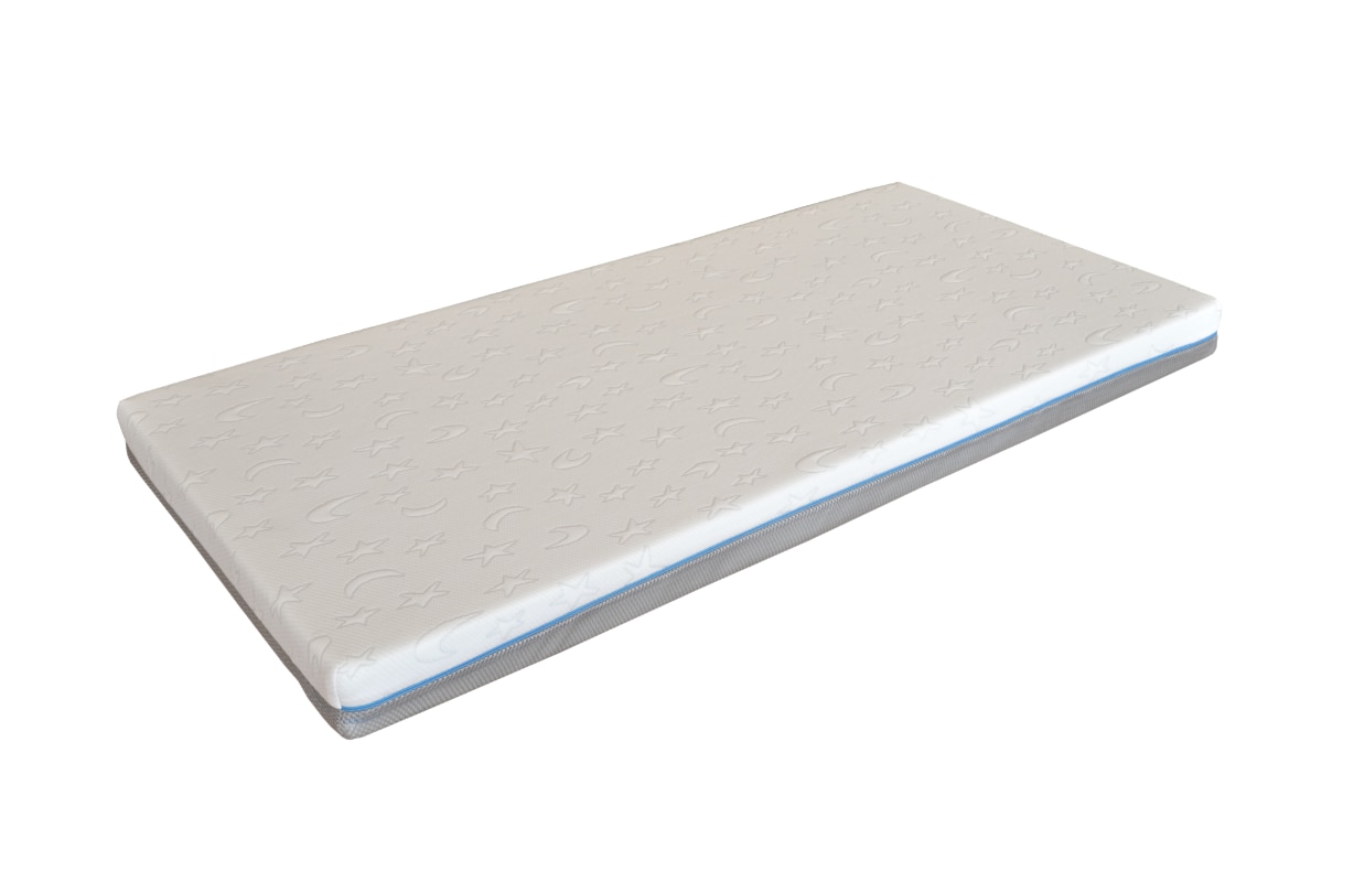 Baby-Matratze Junior Exellence, 70 x 140, PU-Techni- Visco- und Airgel Schaum 