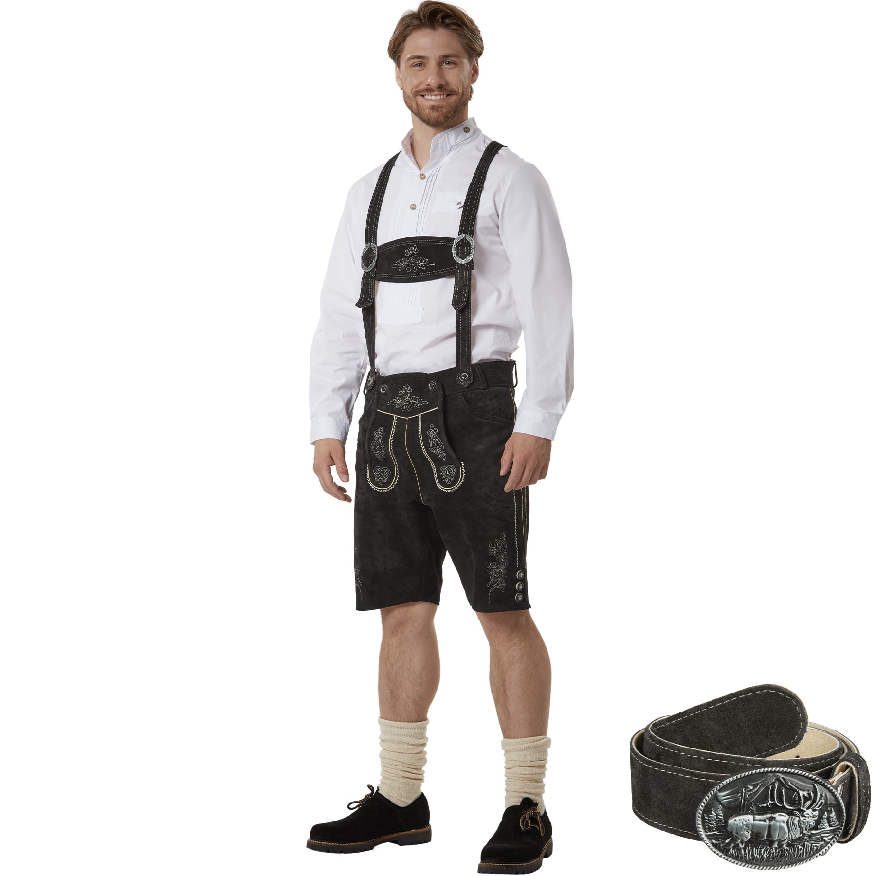 tectake&reg; Lederhose Jannis 