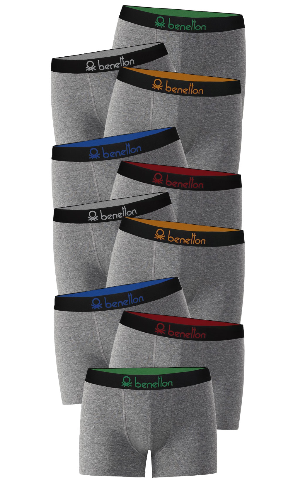 Benetton 10er Pack Boxershorts 