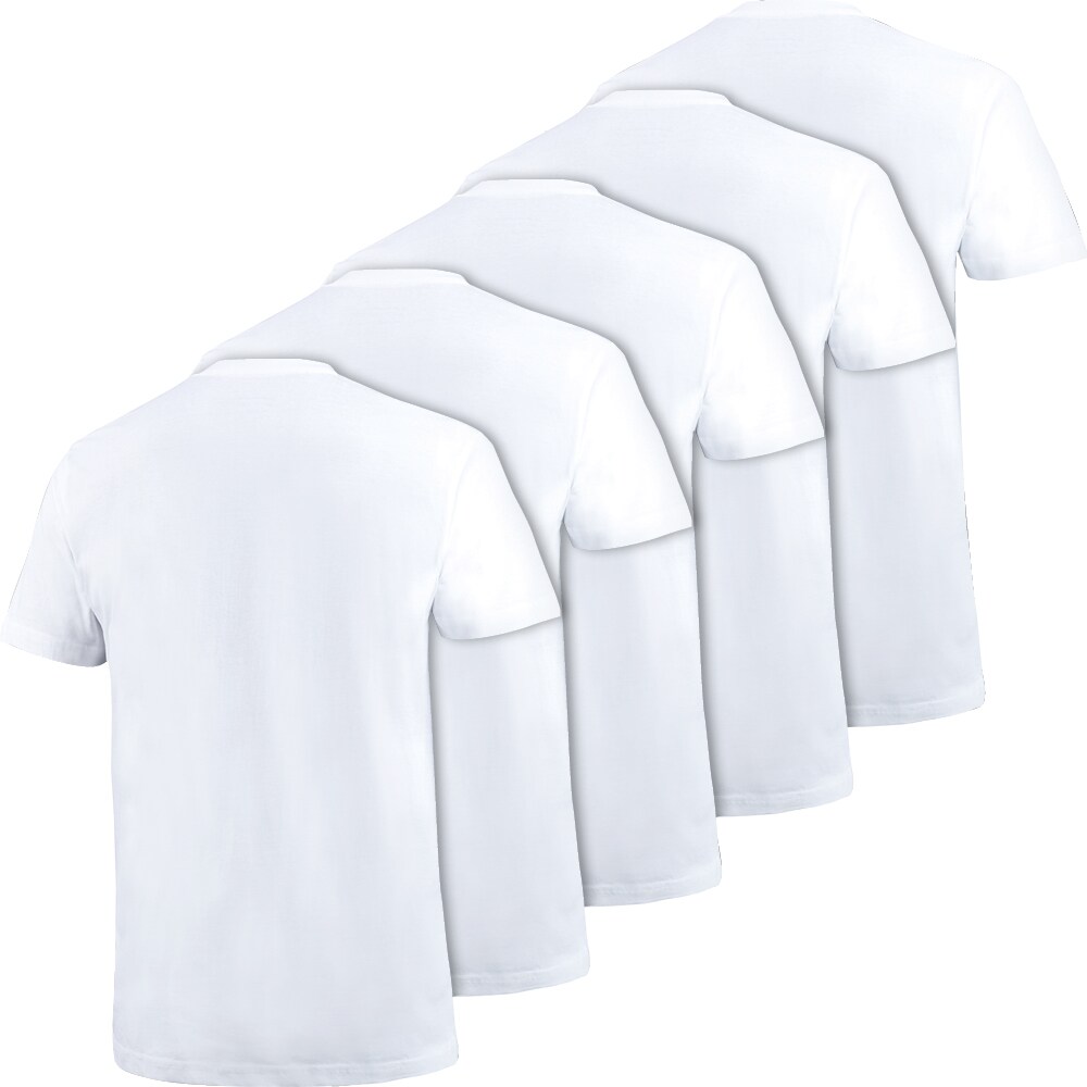 Otto Kern 5er Pack Herren T-Shirts V-Ausschnitt 100% Baumwolle 