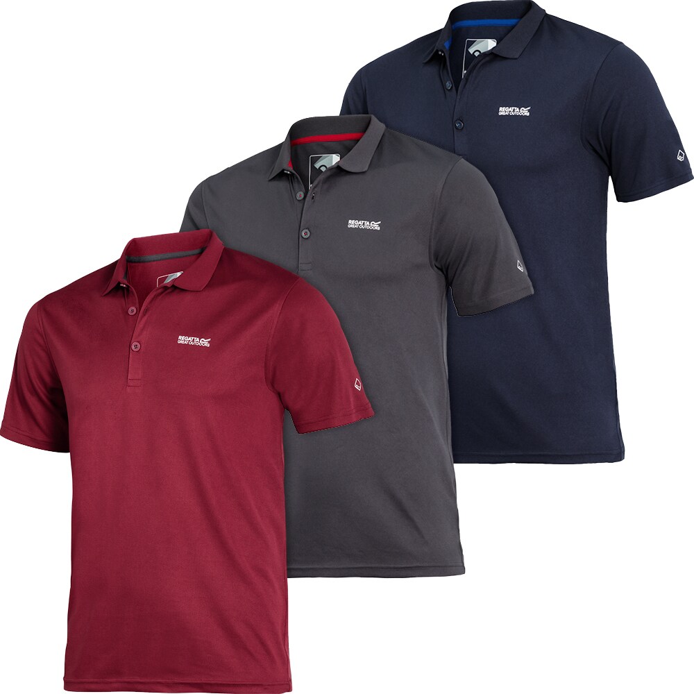 Regatta 3er Pack Herren Poloshirts 