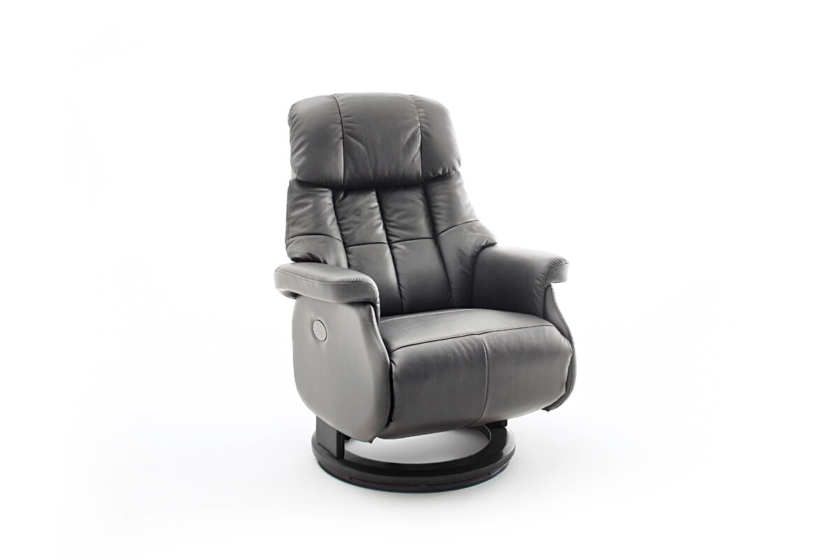 iNNoSeat by MCA + CALGARY COMFORT Relaxer Relaxsessel Fernsehsessel XL elektrisch - versch. Farben - Schlamm/Schwarz 