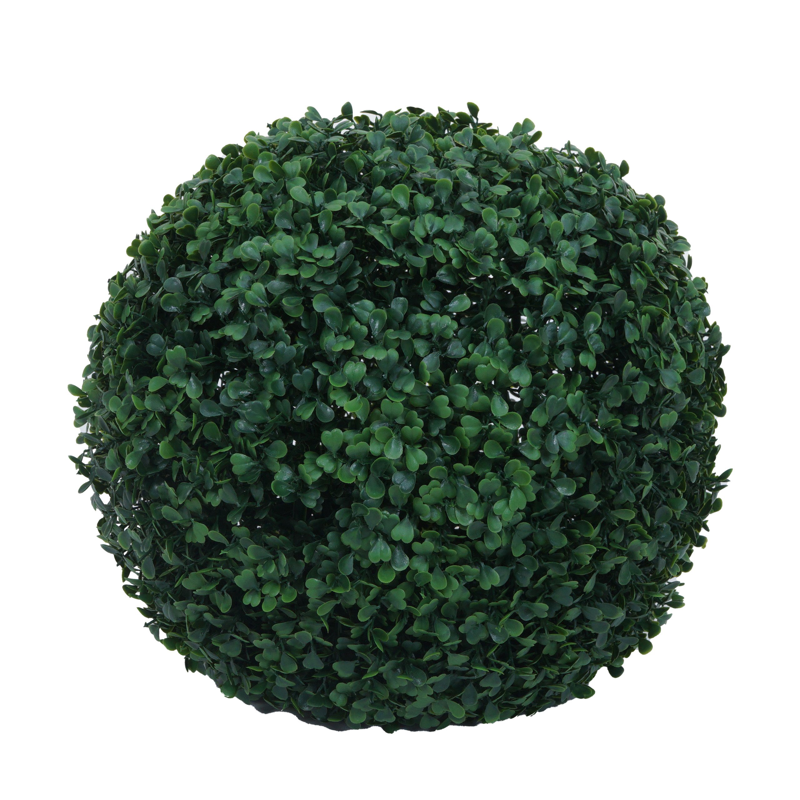K&uuml;nstlicher Busch MCW-O96, Buchskugel Dekopflanze Buchsbaumkugel Kunstpflanze Buxus, Outdoor, Polyethylen &Oslash; 33cm 