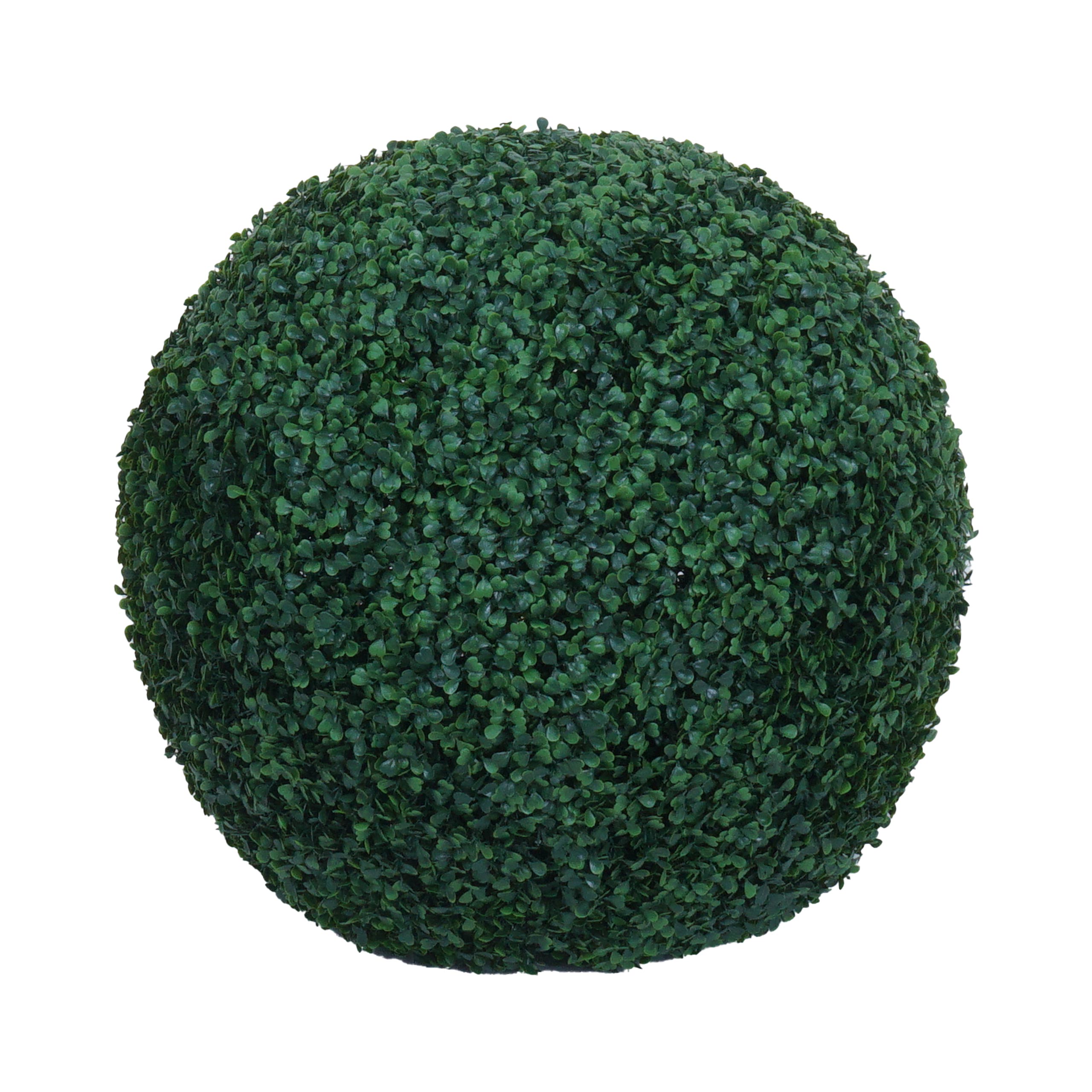 K&uuml;nstlicher Busch MCW-O96, Buchskugel Dekopflanze Buchsbaumkugel Kunstpflanze Buxus, Outdoor, Polyethylen &Oslash; 53cm 