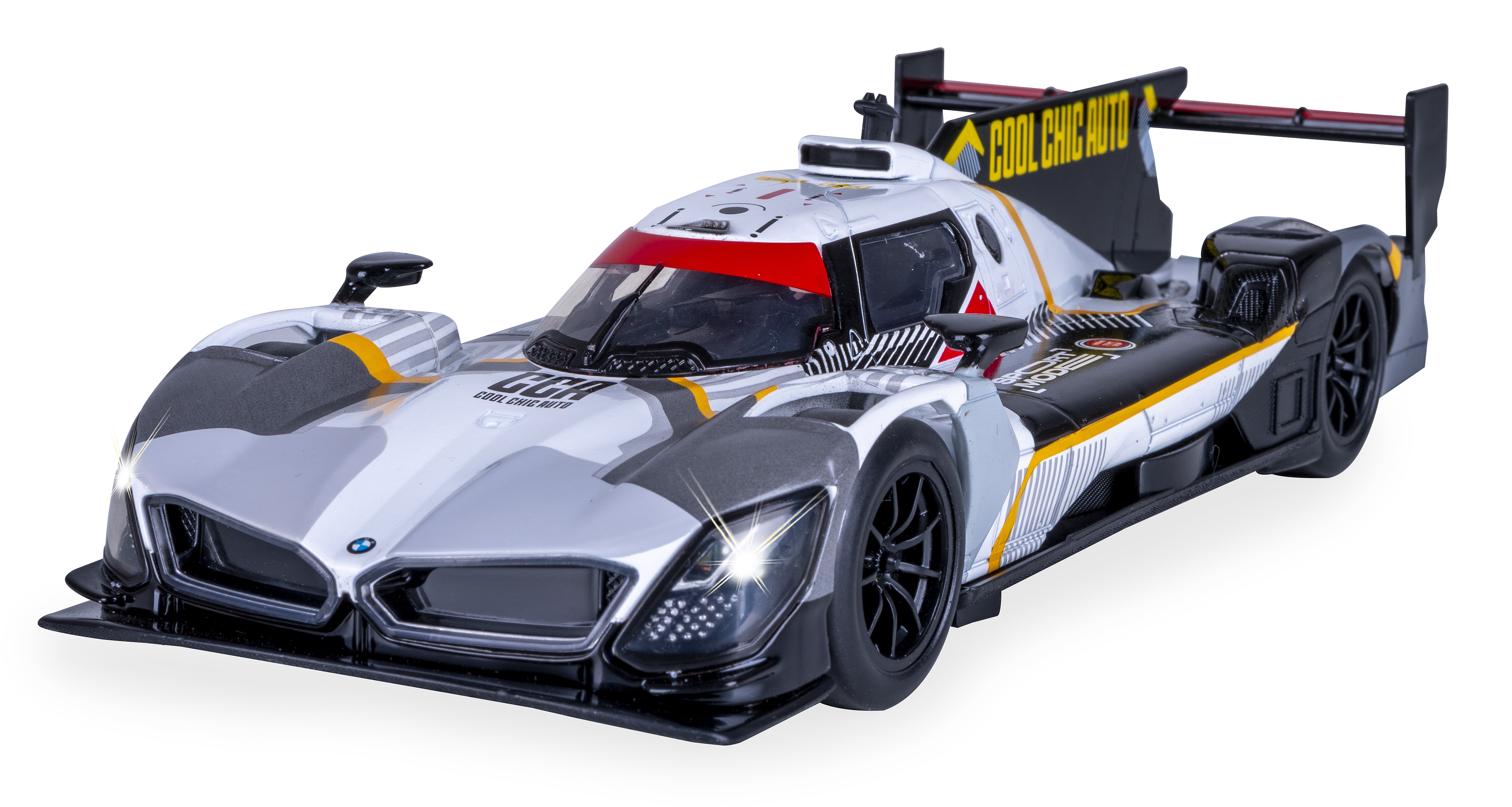 JAMARA BMW M Hybrid V8 Diecast 1:24 grau inkl. Knopfzellen 