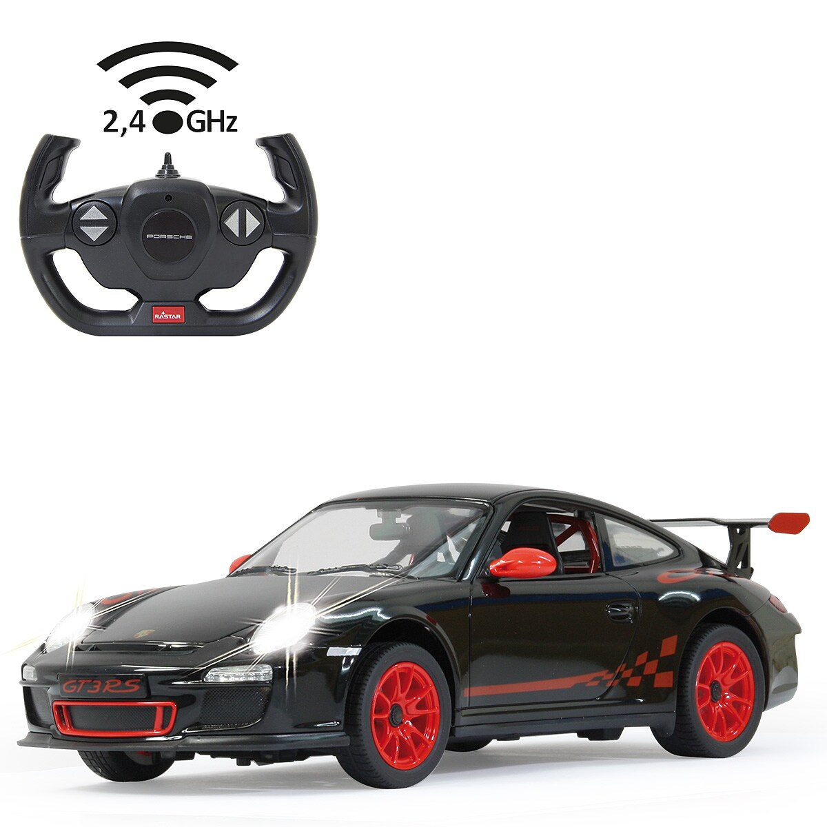 JAMARA Porsche GT3 RS 1:14 schwarz 2,4GHz