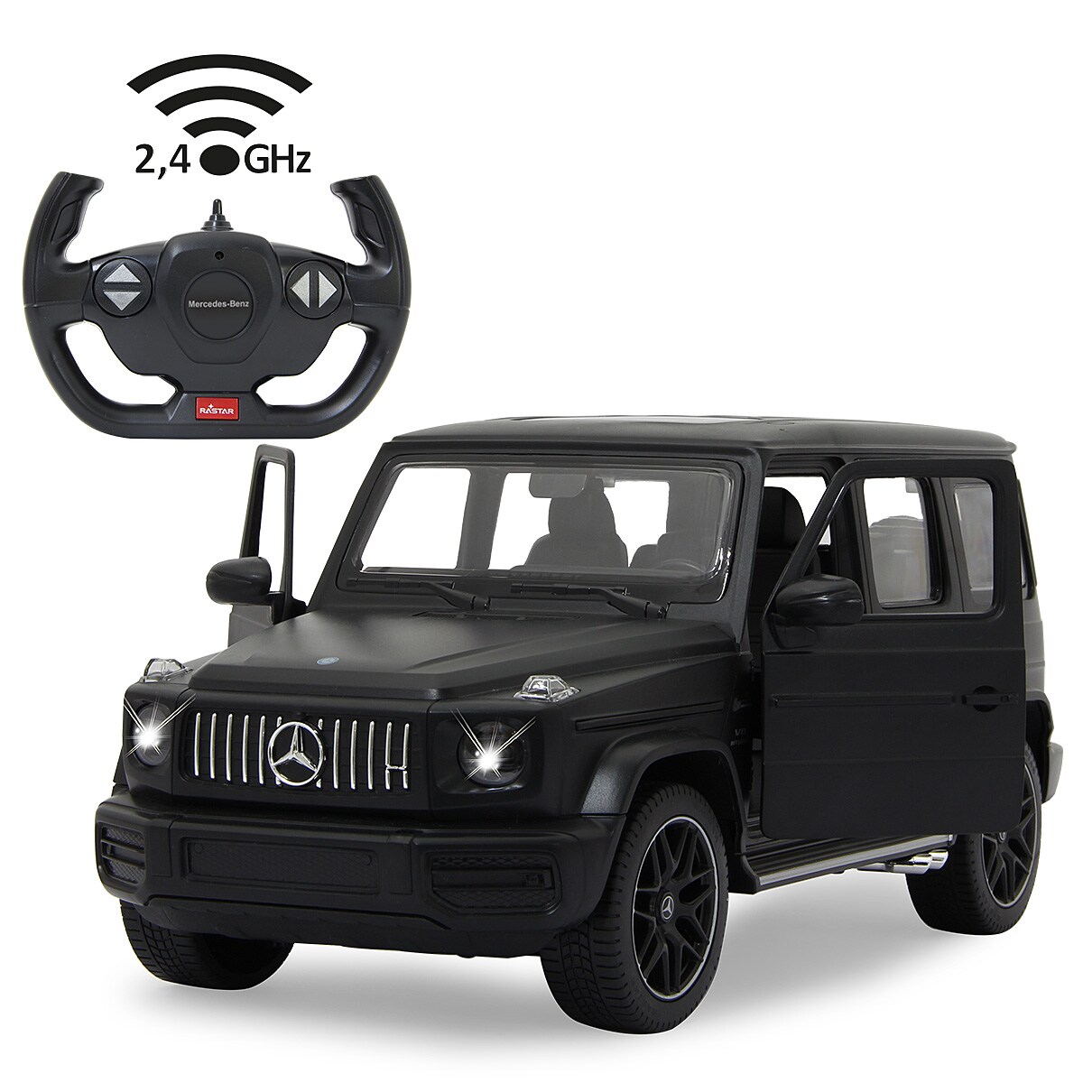 JAMARA Mercedes-AMG G63 1:14 schwarz 2,4GHz Tür manuell