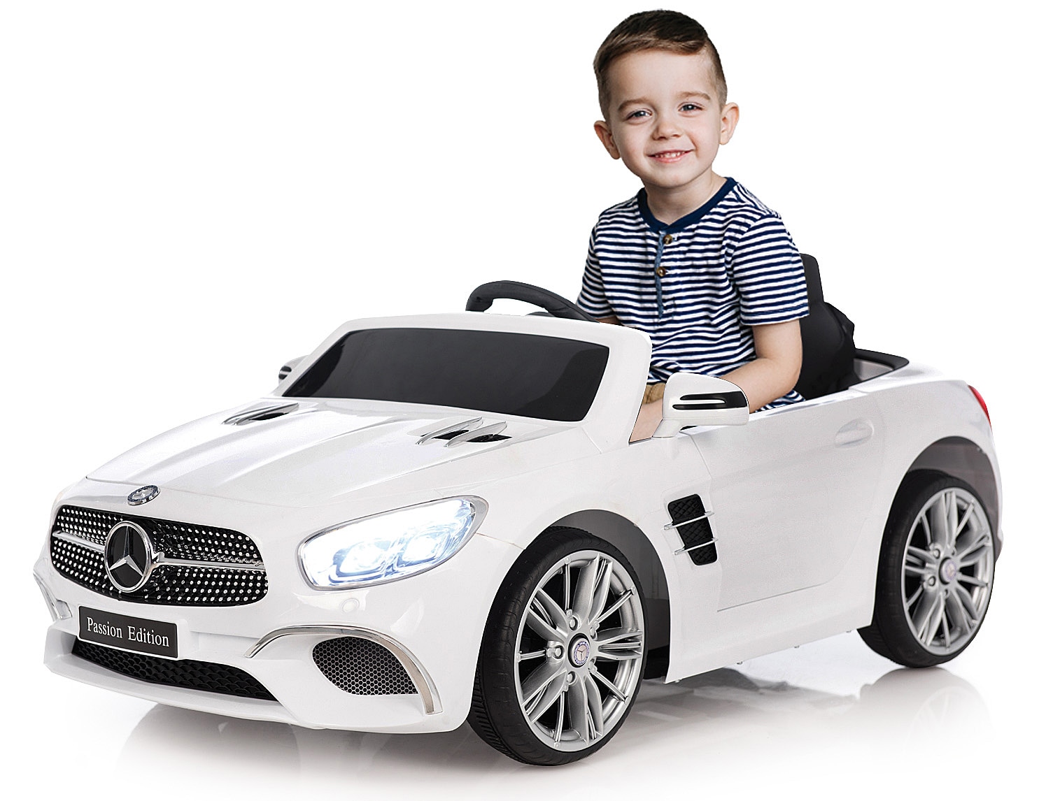 JAMARA Ride-on Mercedes-Benz SL 400 wei&szlig; 12V 