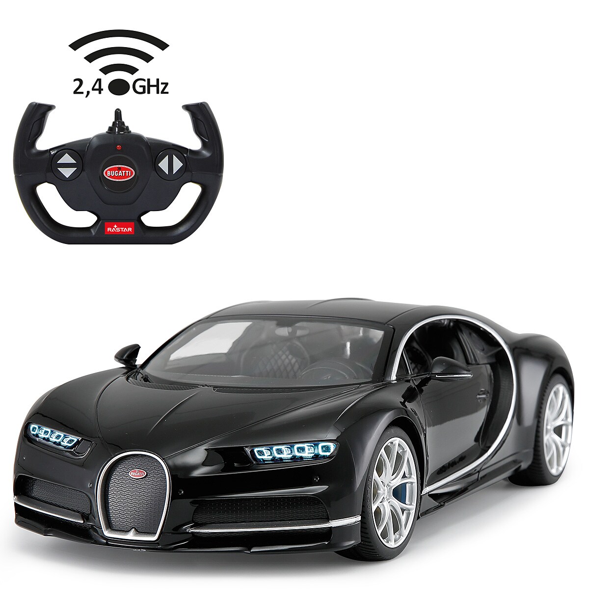 JAMARA Bugatti Chiron 1:14 schwarz 2,4GHz