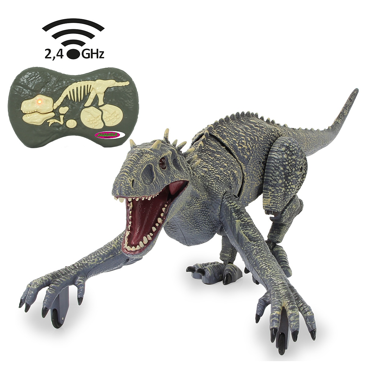 JAMARA Dinosaurier Exoraptor Li-Ion 3,7V 2,4GHz grau 