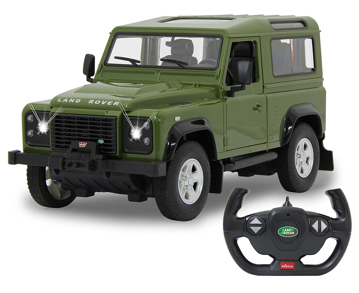 JAMARA Land Rover Defender 1:14 gr&uuml;n 2,4GHz T&uuml;r manuell 