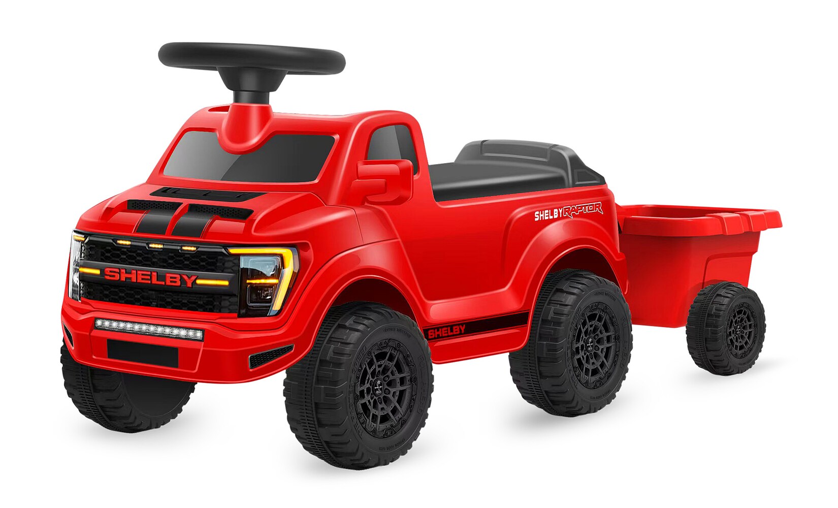JAMARA Rutscher Shelby Ford F-150 Raptor mit Anhänger rot