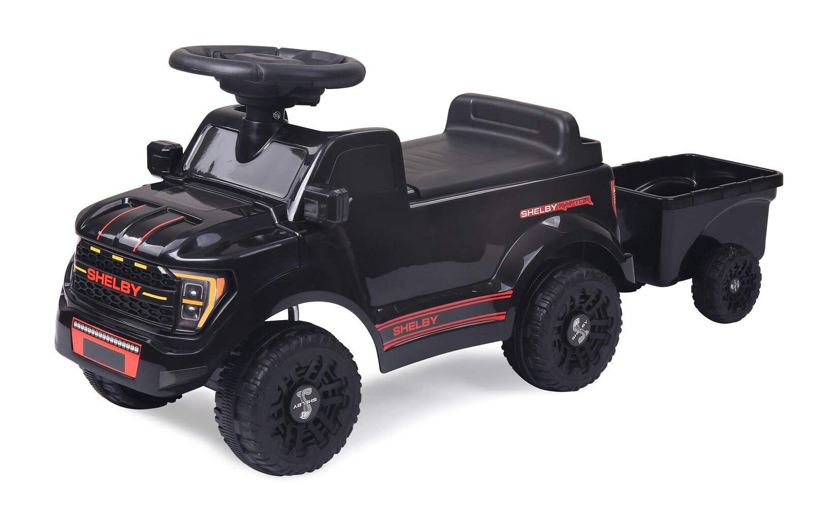JAMARA Rutscher Shelby Ford F-150 Raptor mit Anhänger schwarz