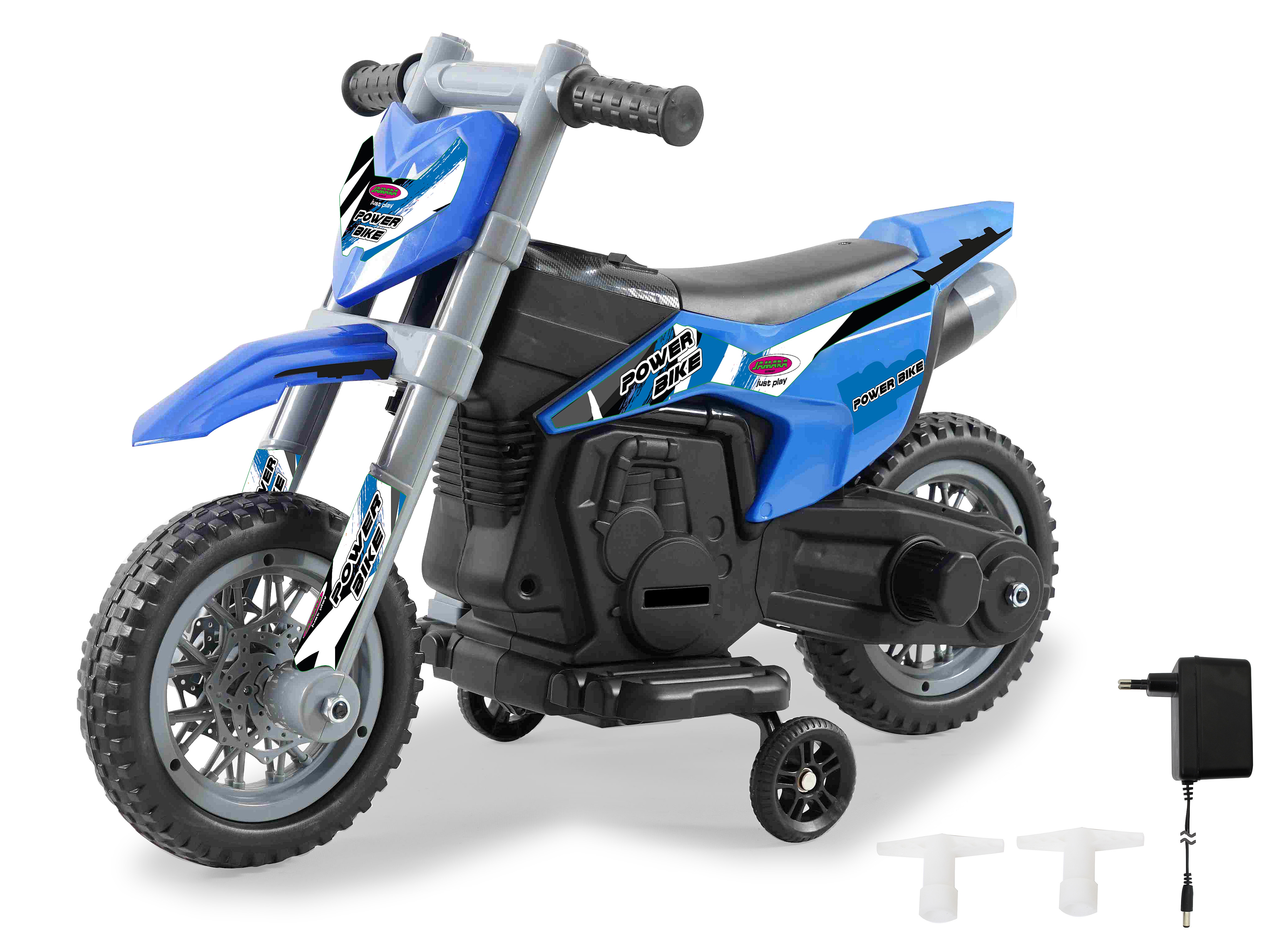 JAMARA Ride-on Motorrad Power Bike blau 6V 