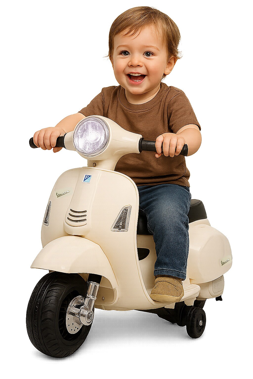 JAMARA Ride-on Vespa Mini weiß Li-Power 8.4