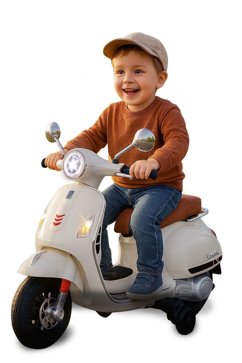 JAMARA Ride-on Vespa GTS 125 weiss Li-Power 12.6