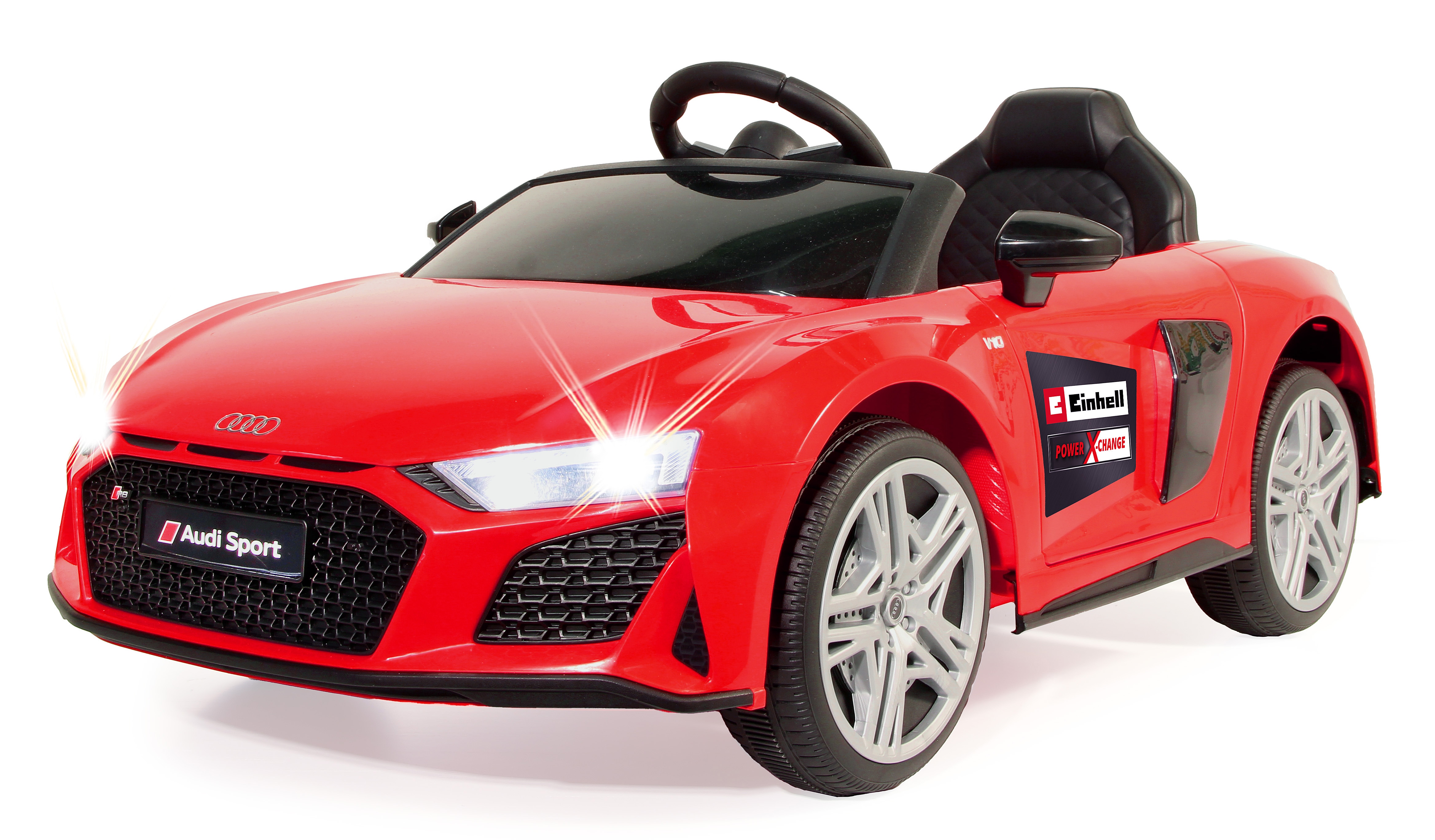 JAMARA Ride-on Audi R8 Spyder rot 18V Einhell Power X-Change 