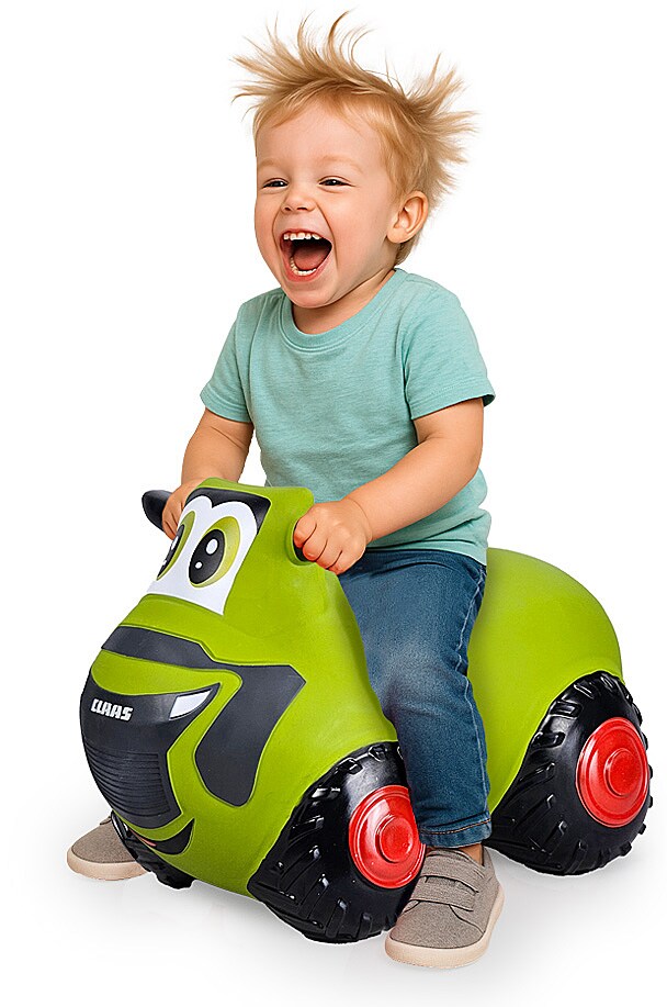 JAMARA Claas Hüpftraktor HoppyDoo mit Pumpe
