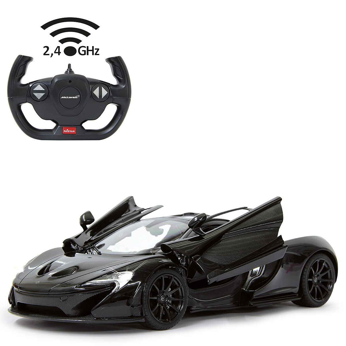 JAMARA McLaren P1 1:14 schwarz 2,4GHz Tür manuell