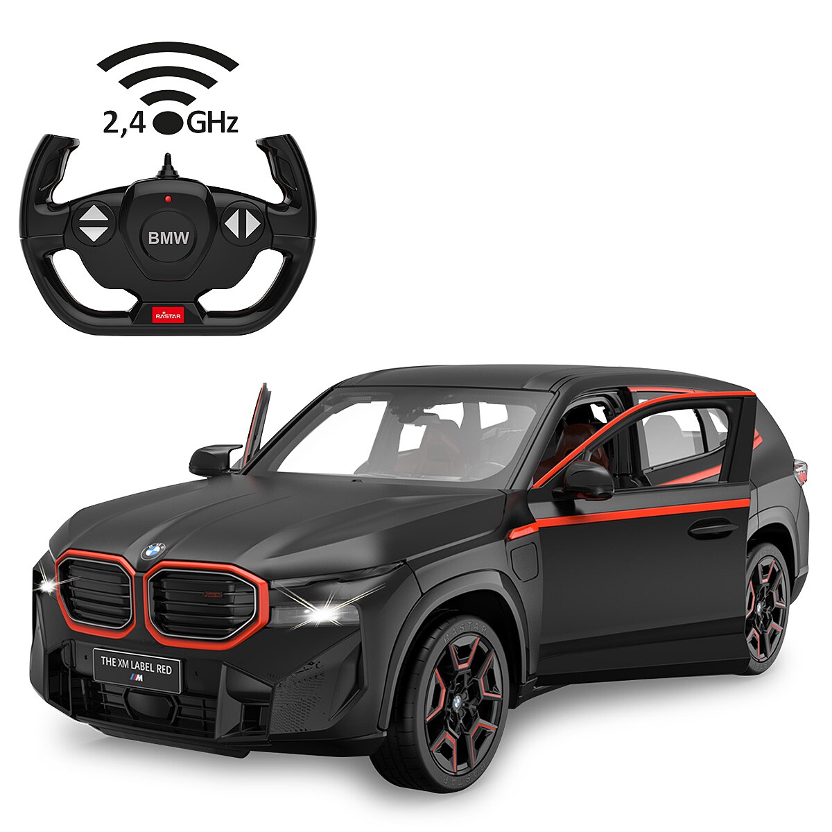 JAMARA BMW XM 1:14 schwarz 2,4GHz T&uuml;r manuell 