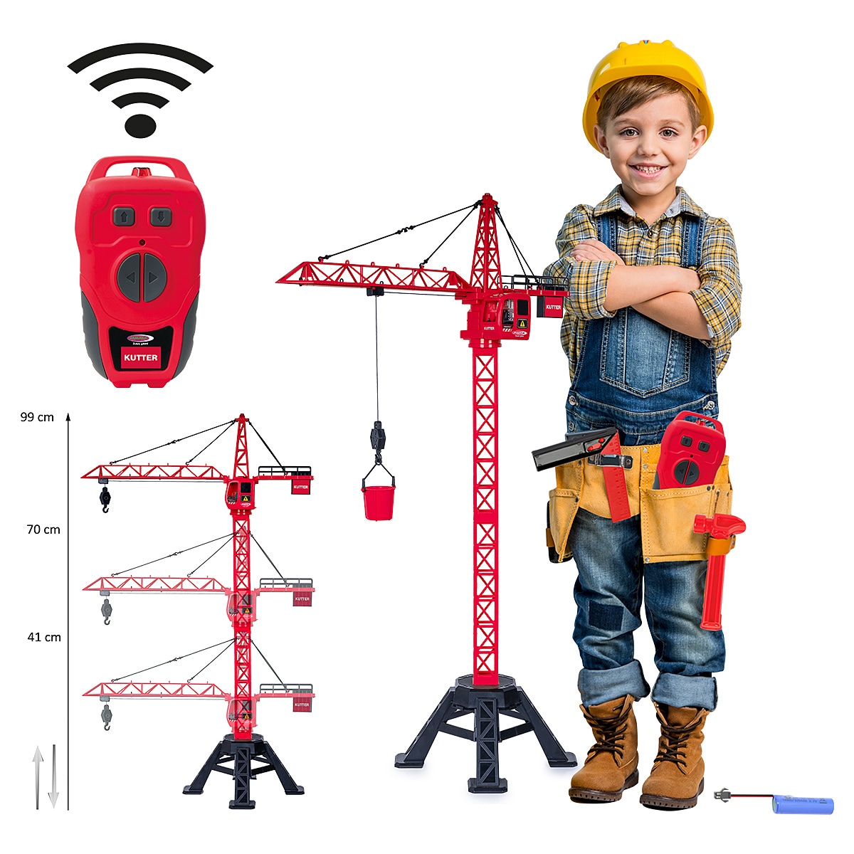 JAMARA Turmdrehkran Kutter XL 99 IR 