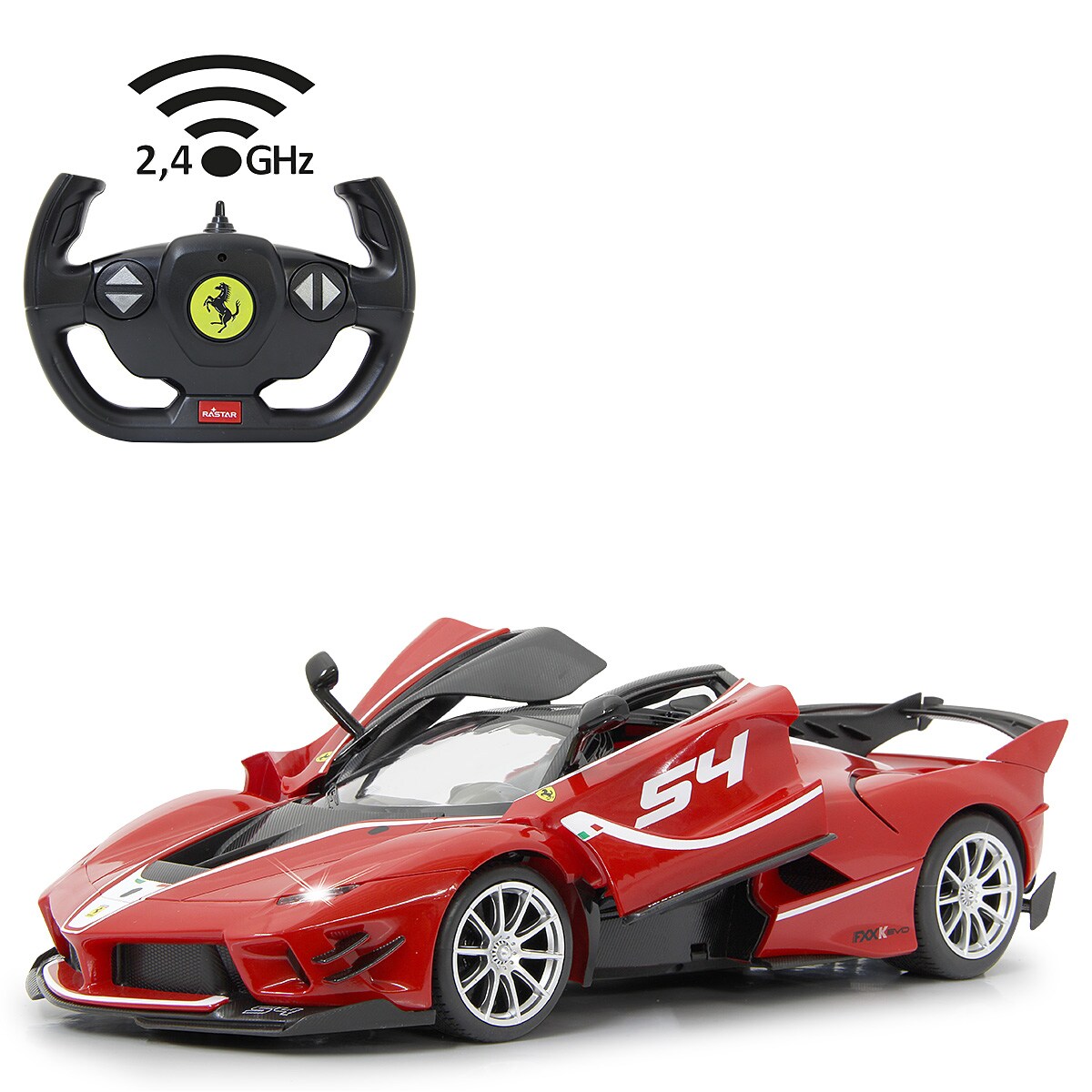JAMARA Ferrari FXX K Evo 1:14 rot 2,4GHz Tür manuell