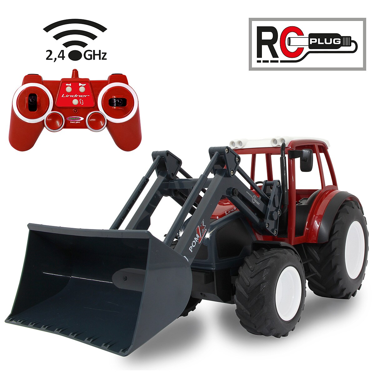JAMARA Lindner Geotrac mit Frontlader 1:16 2,4GHz