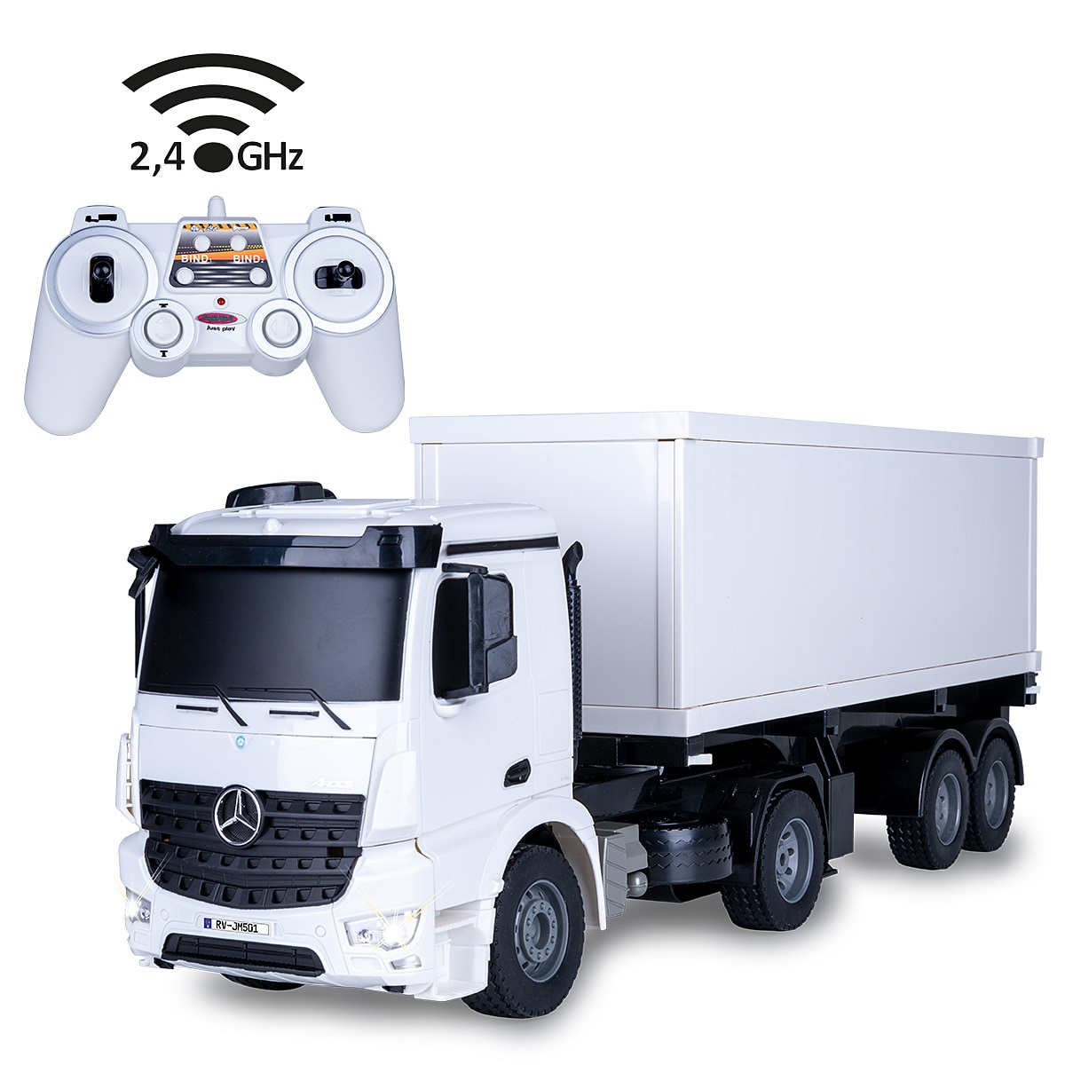 JAMARA Container LKW Mercedes-Benz Arocs 1:20 2,4GHz 