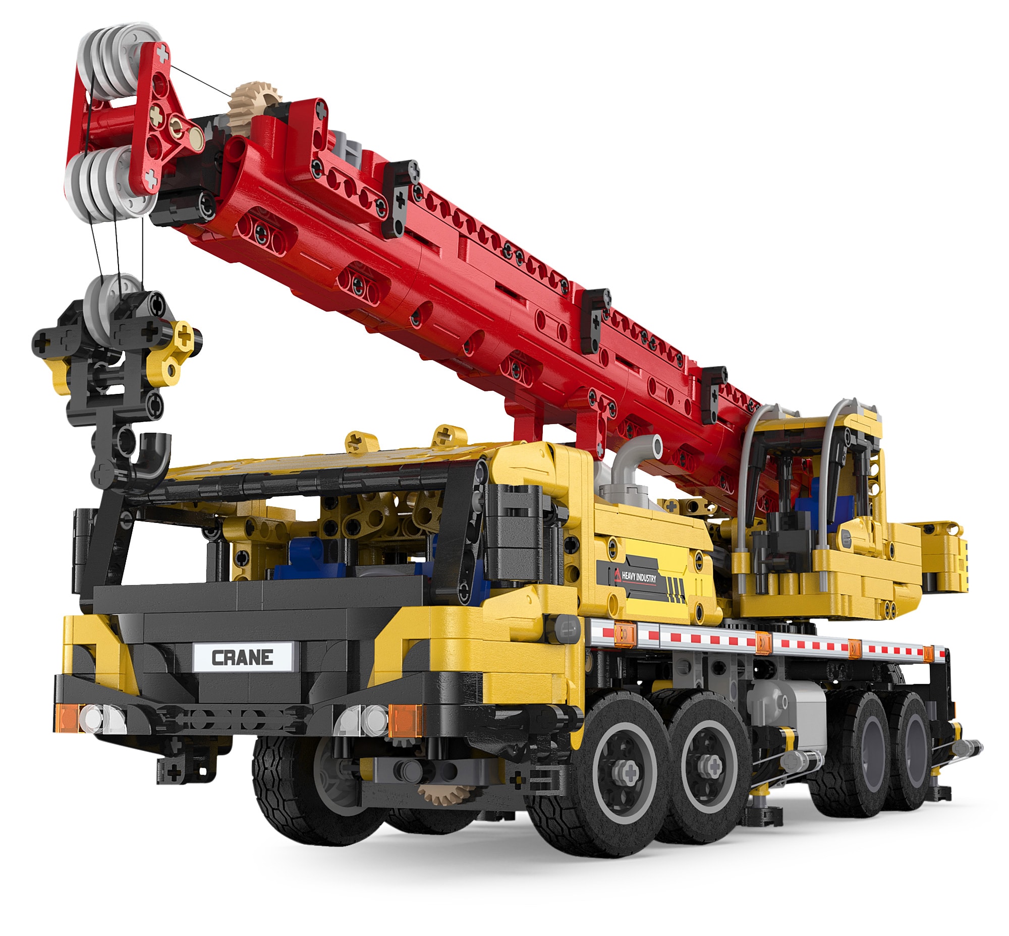 JAMARA-402888 CaDA Mobilkran 1:35 Bricks 
