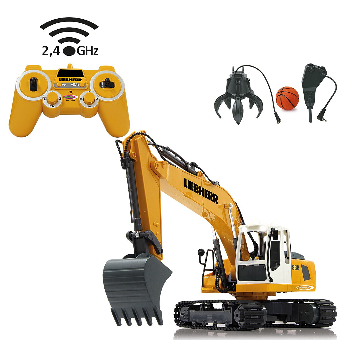 JAMARA Bagger Liebherr R936 1:20 2,4GHz Destruction-Set 