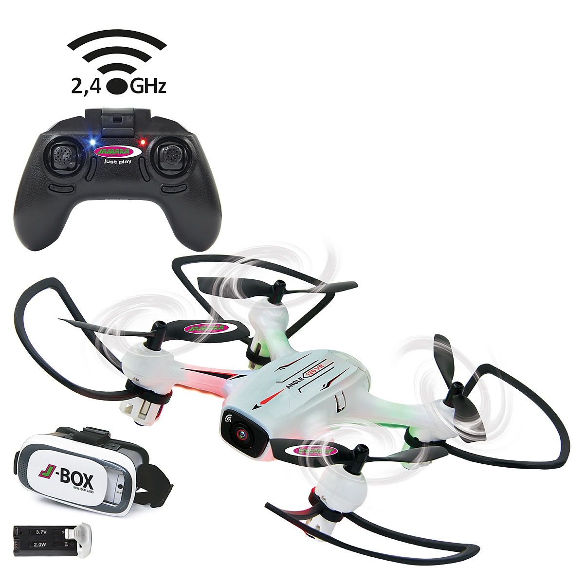 JAMARA Angle 120 VR Wide Angle Drone Altitude HD FPV Wifi 