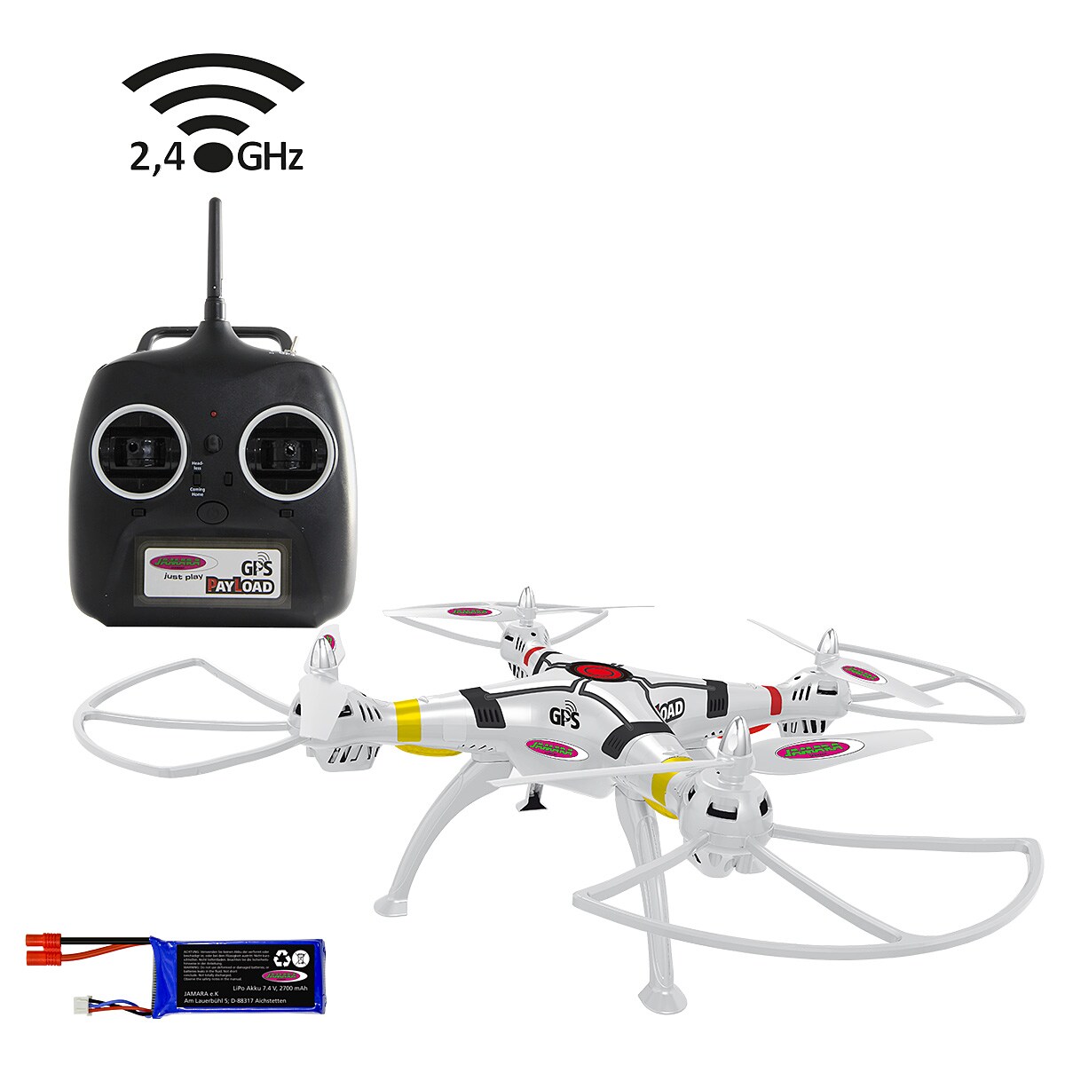 JAMARA Payload GPS Drone Altitude Coming Home