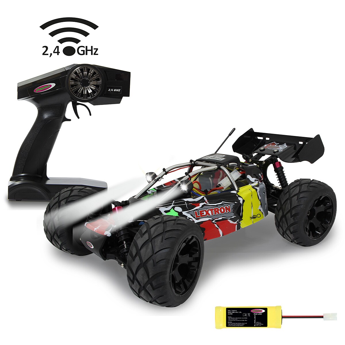 JAMARA-53110-Lextron Desertbuggy 4WD 1:10 NiMh 2,4GHz mit LED
