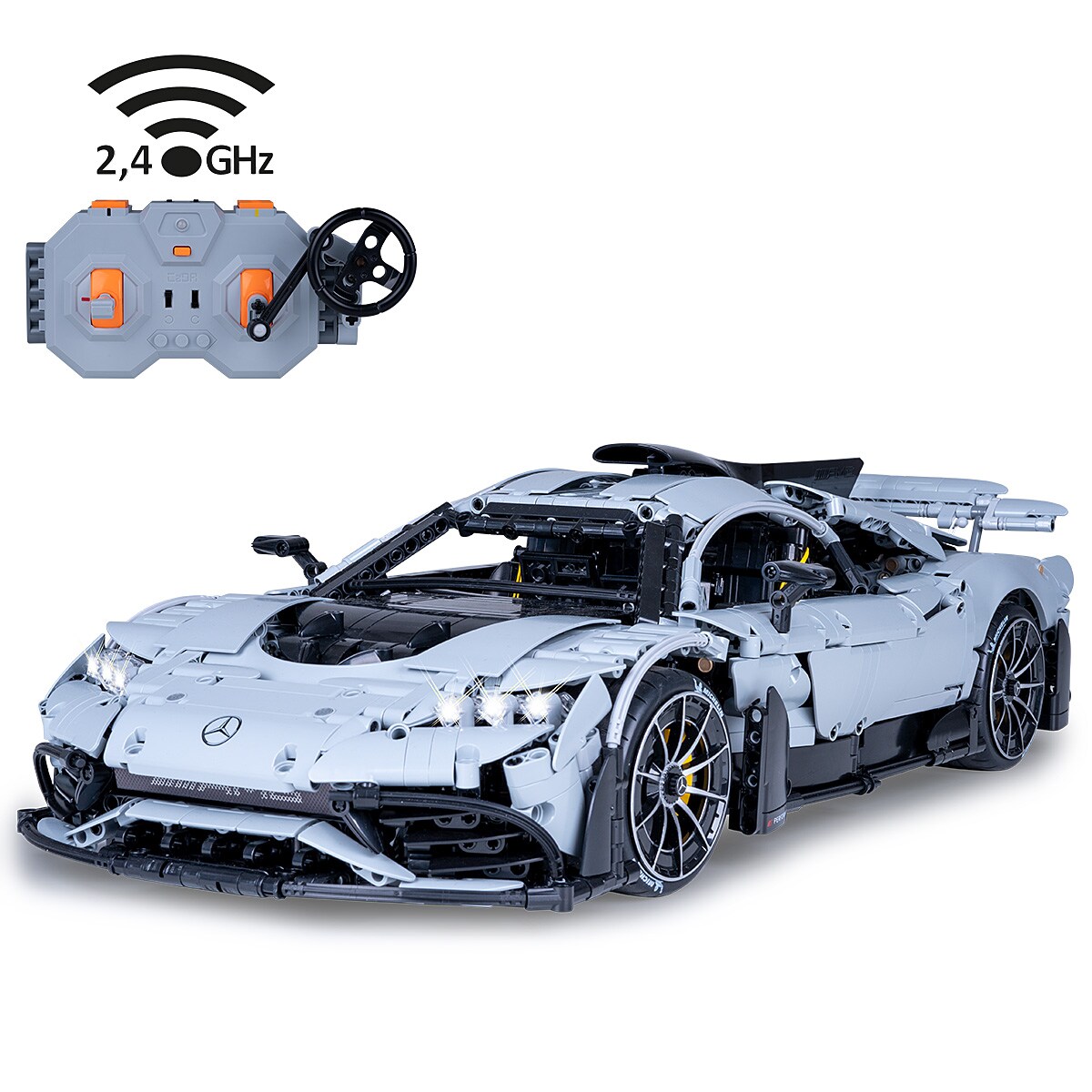 JAMARA CaDA Mercedes-AMG ONE 1:8 grau 2,4GHz Bricks 