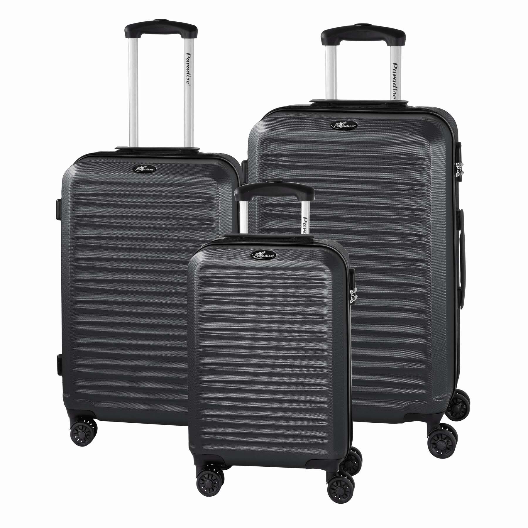 3-tlg. Trolley-Set "Havanna 2.0", schwarz 